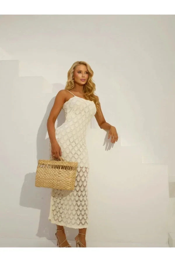 Vestido Longo Tricot Modal Lisbella