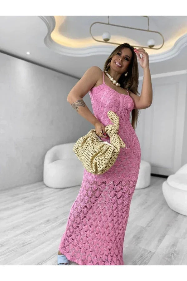 Vestido Longo Tricot Modal Lisbella