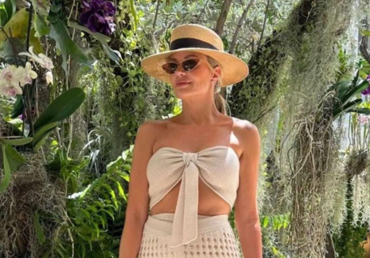 Top tricot em fio modal Joana - Ateliê Tricot