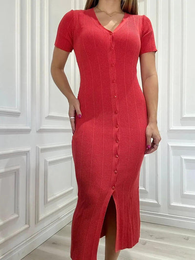 Vestido tricot fio modal Sabrina - Ateliê Tricot