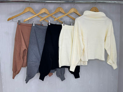 Conjunto em Fio Cashemere Hannah - Ateliê Tricot