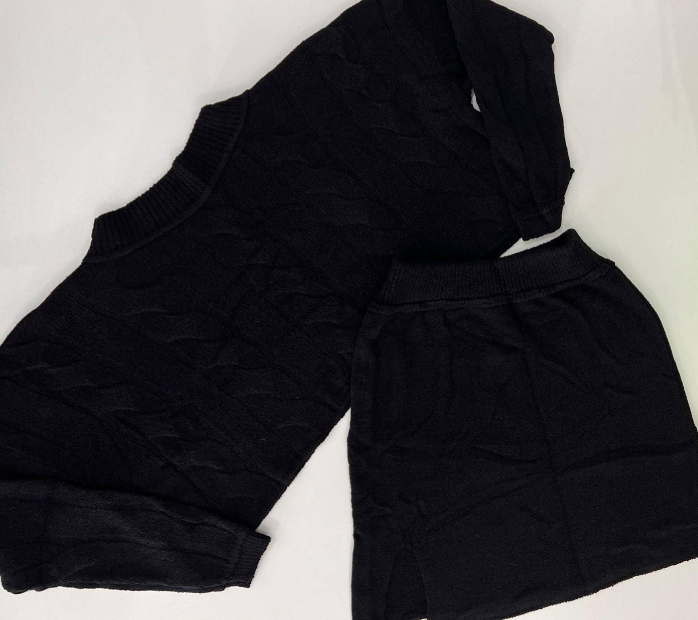 Conjunto em fio mousse Cibele - Ateliê Tricot