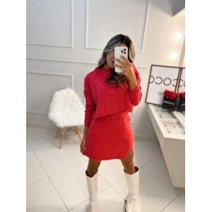 Conjunto em fio mousse Cibele - Ateliê Tricot