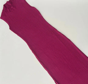 Vestido tricot longo fio modal Micaelle - Ateliê Tricot