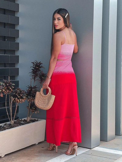 Vestido tricot longo em fio modal Julie - Ateliê Tricot