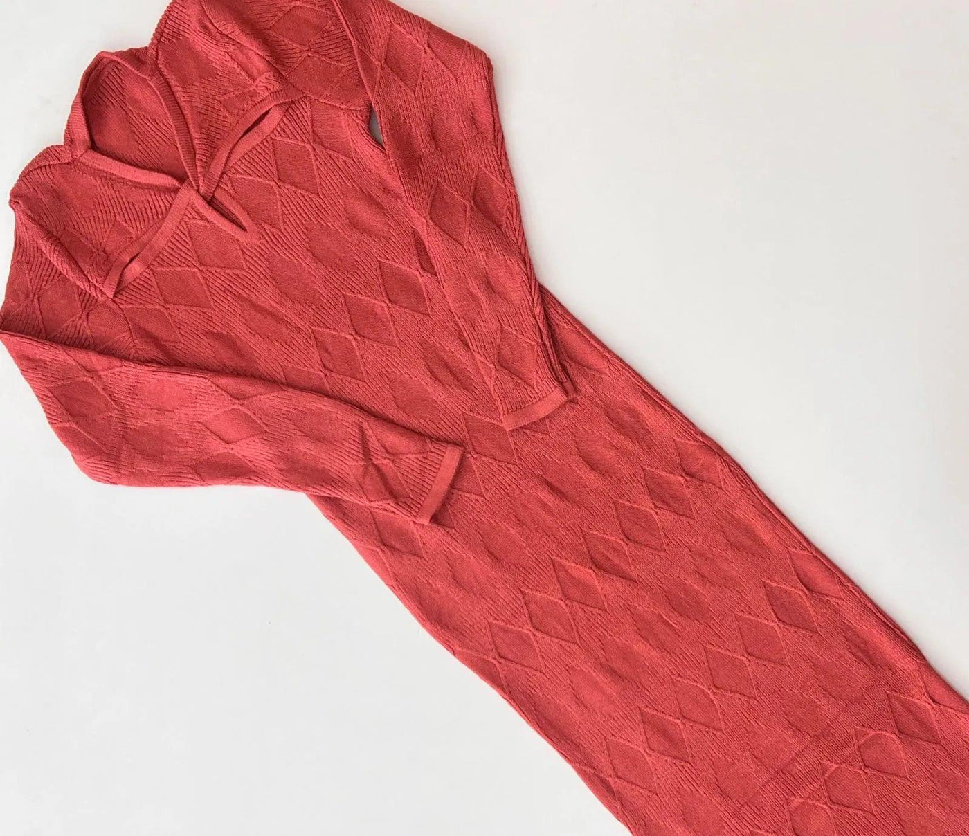 Vestido tricot em fio modal Pauline - Ateliê Tricot