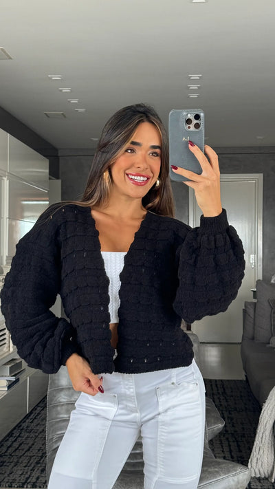 Casaco em Fio Mousse Laura