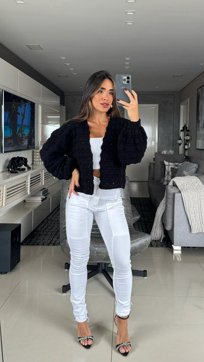 Casaco em Fio Mousse Laura