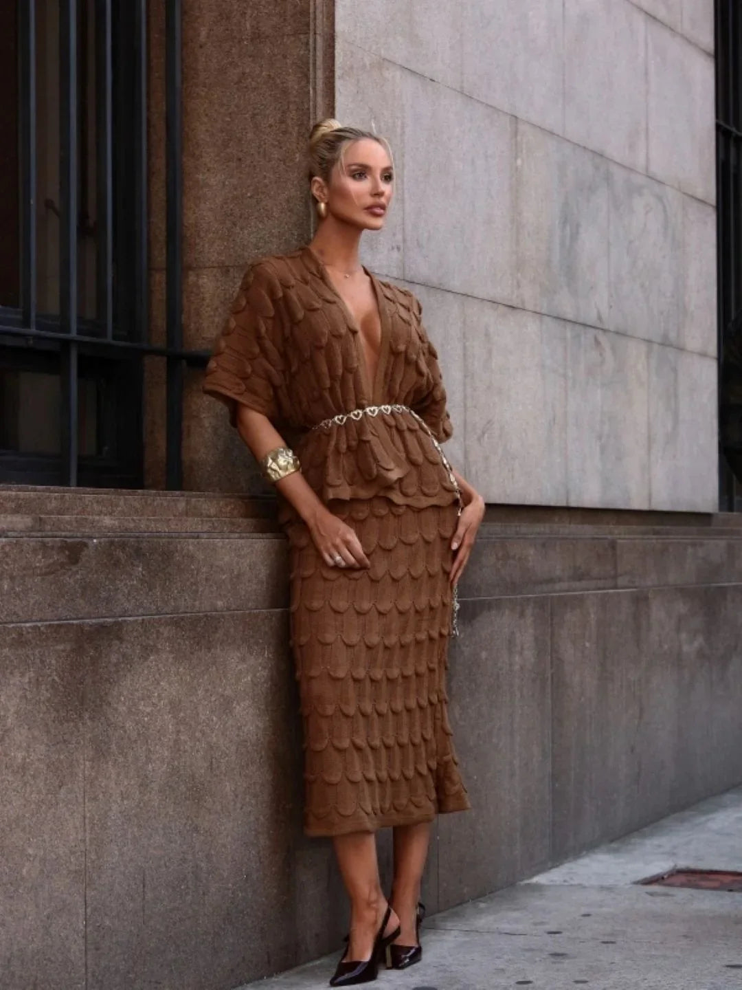 Conjunto Tricot Relevo Anelise