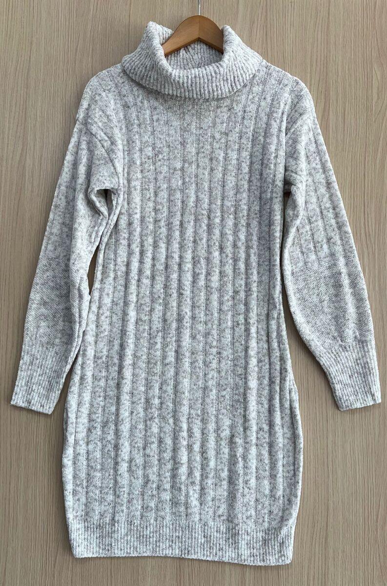 Vestido em fio mousse Bella - Ateliê Tricot