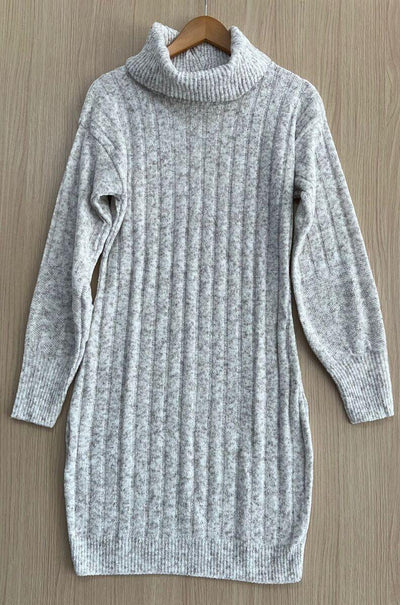 Vestido em fio mousse Bella - Ateliê Tricot