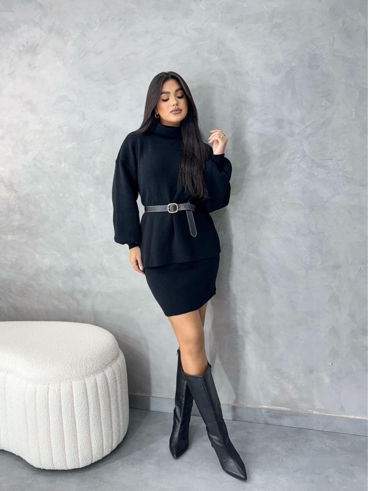 Conjunto em Fio Cashemere Hannah - Ateliê Tricot