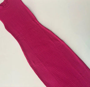 Vestido tricot longo fio modal Micaelle - Ateliê Tricot