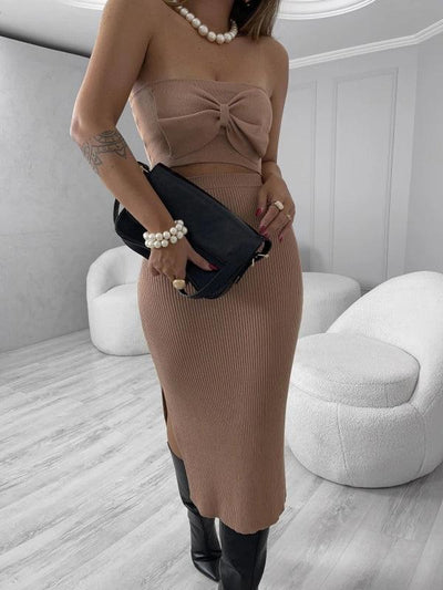 Conjunto Tricot Modal Laço Gabriela - Ateliê Tricot