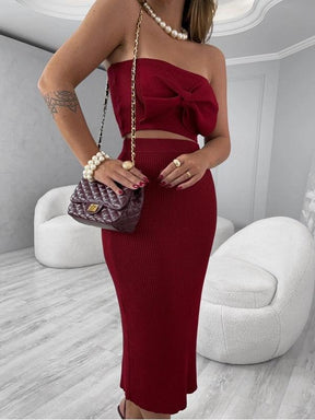 Conjunto Tricot Modal Laço Gabriela - Ateliê Tricot