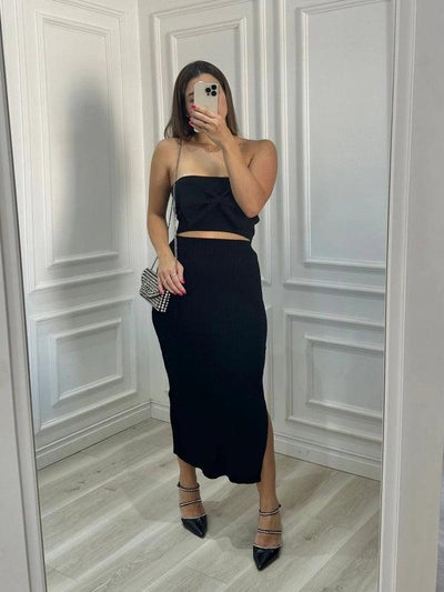 Conjunto Tricot Modal Laço Gabriela - Ateliê Tricot