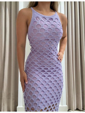 Vestido Rendado Tricot Modal Marcela - Ateliê Tricot
