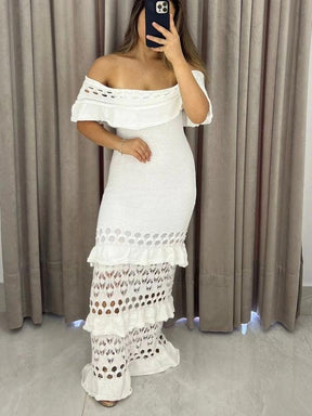 Vestido Tricot Longo Fio Modal Juliana - Ateliê Tricot