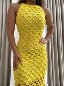Vestido Rendado Tricot Modal Marcela - Ateliê Tricot