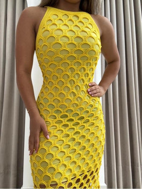 Vestido Rendado Tricot Modal Marcela - Ateliê Tricot