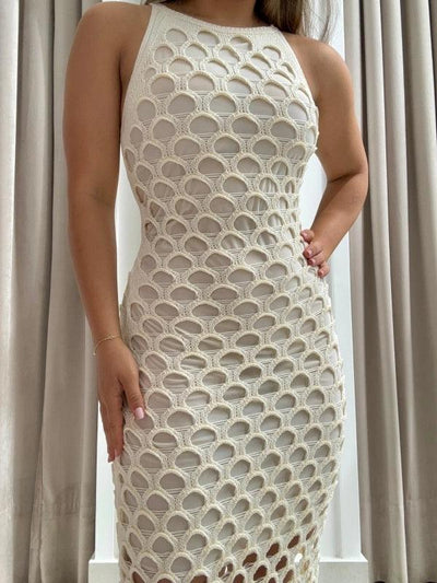 Vestido Rendado Tricot Modal Marcela - Ateliê Tricot
