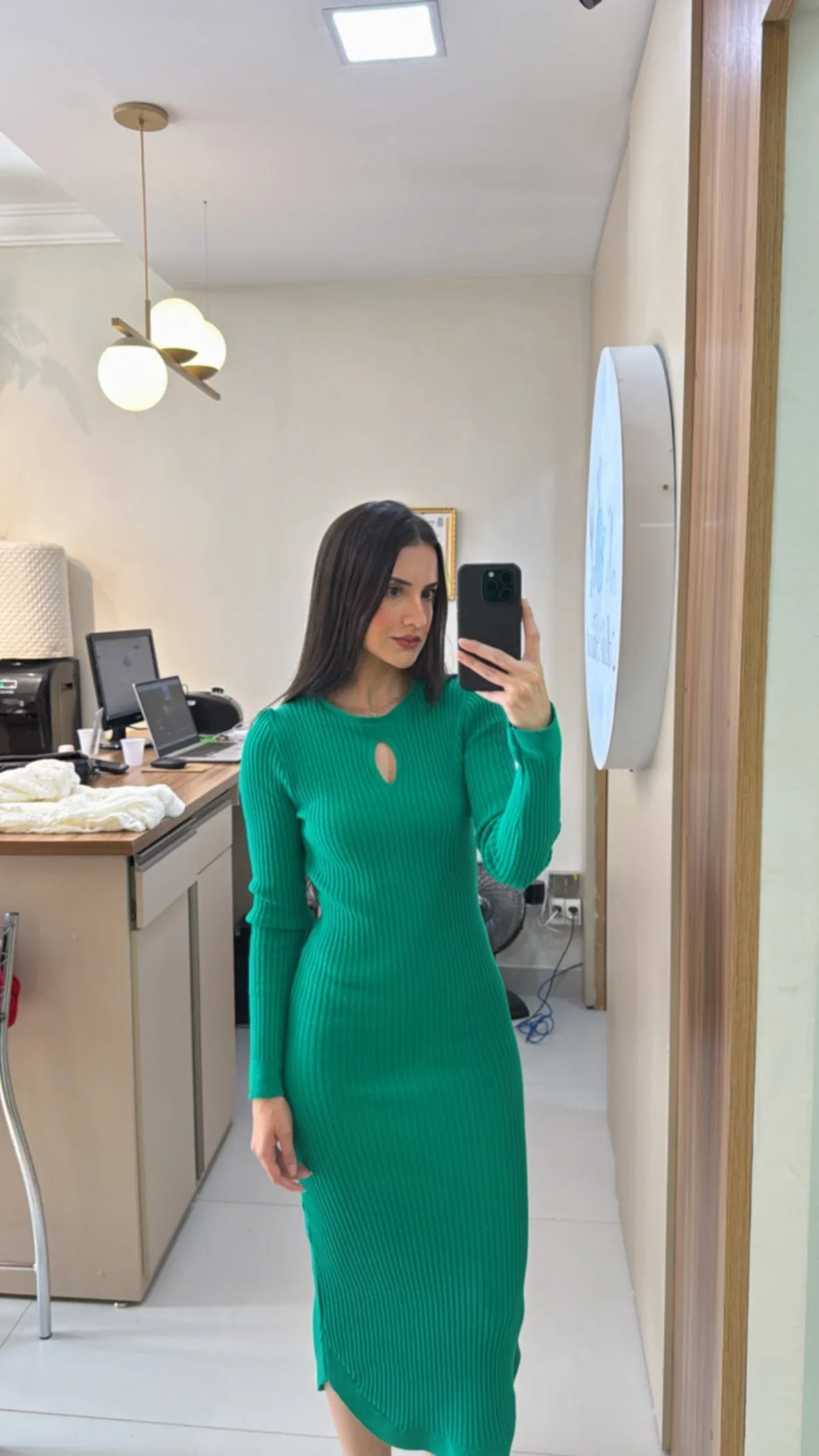 Vestido Tricot em fio Modal Osana