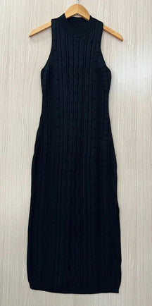 Vestido tricot longo fio modal Tatiane - Ateliê Tricot