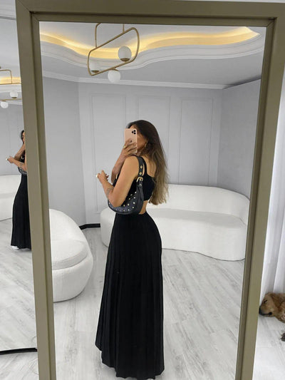 Vestido tricot luxo fio modal Isa - Ateliê Tricot