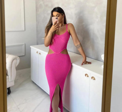 Vestido tricot fio modal Penelope - Ateliê Tricot