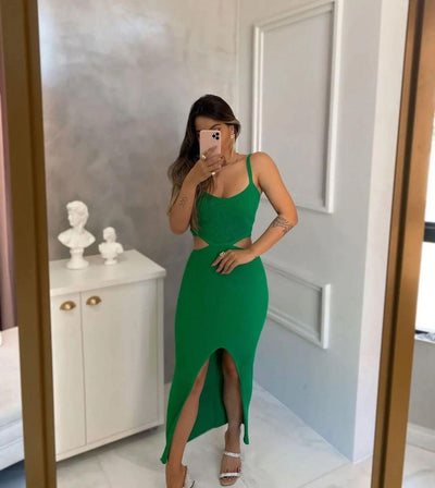 Vestido tricot fio modal Penelope - Ateliê Tricot