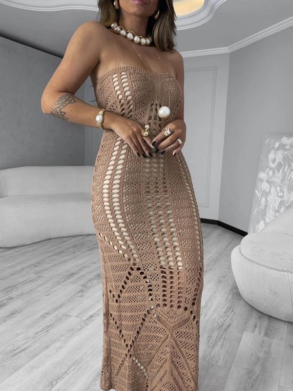 Vestido Tricot Modal Tomara que Caia Ticiane - Ateliê Tricot