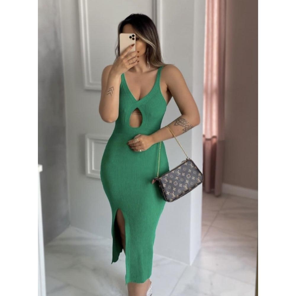 Vestido tricot em fio modal Isabella - Ateliê Tricot