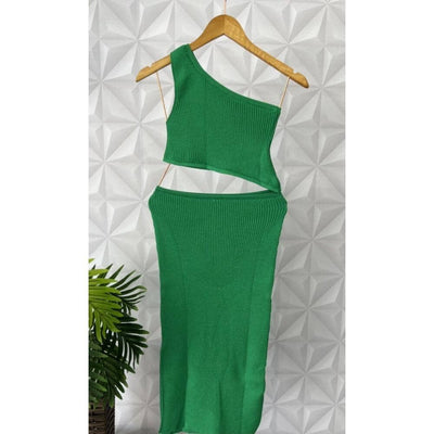 Vestido tricot em fio modal Nicolly - Ateliê Tricot