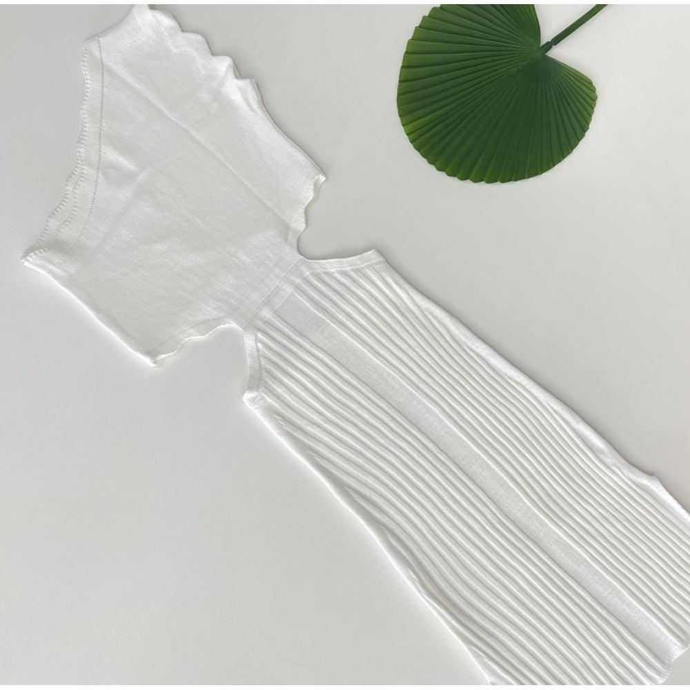 Vestido tricot em fio modal Emília - Ateliê Tricot