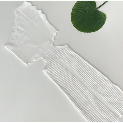 Vestido tricot em fio modal Emília - Ateliê Tricot