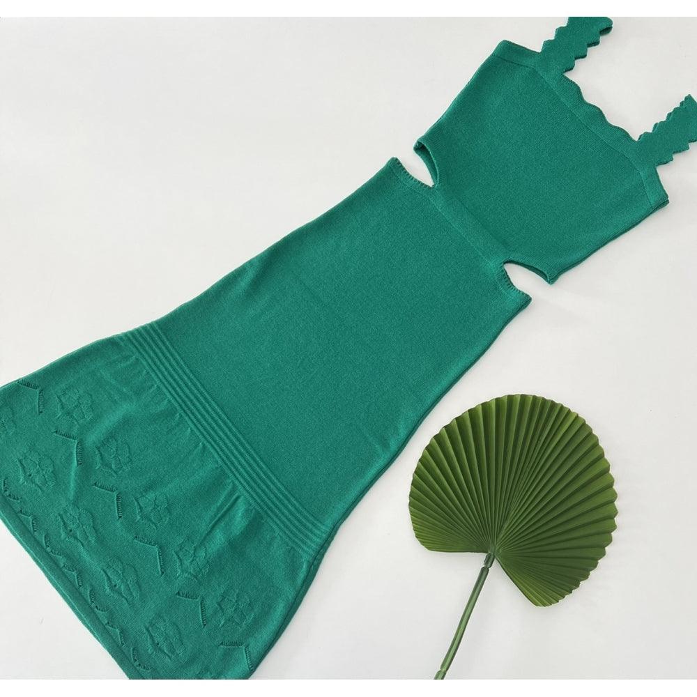 Vestido tricot em fio modal Antonina - Ateliê Tricot