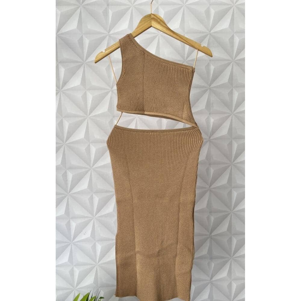 Vestido tricot em fio modal Nicolly - Ateliê Tricot