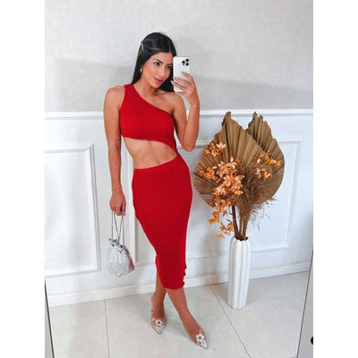 Vestido tricot em fio modal Nicolly - Ateliê Tricot