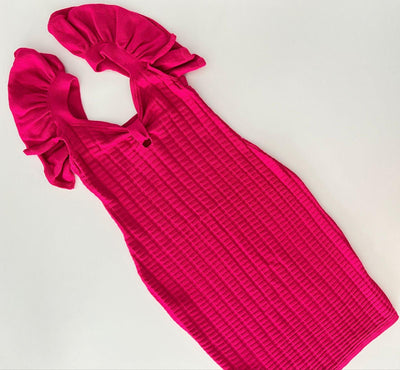 Vestido tricot em fio modal Julia - Ateliê Tricot