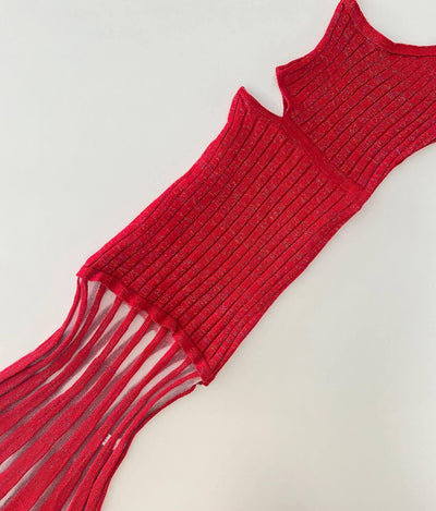 Vestido tricot em fio modal Marina - Ateliê Tricot