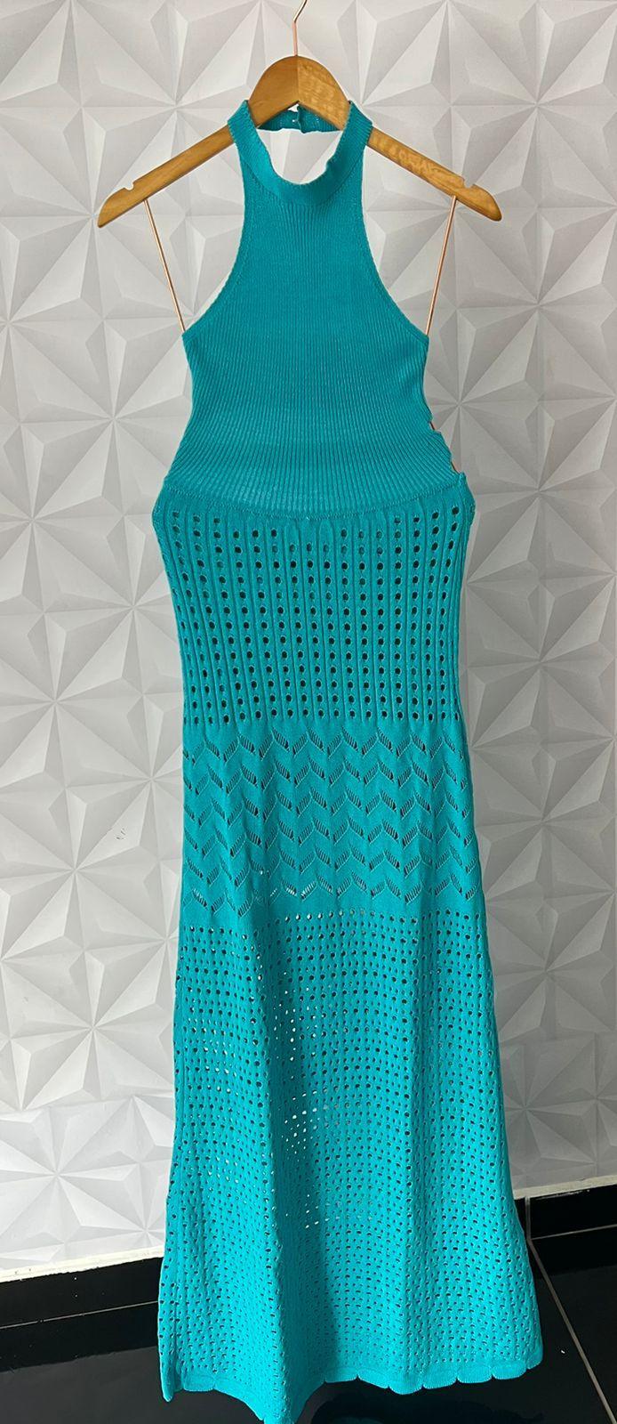 Vestido tricot longo luxo Anabelle - Ateliê Tricot