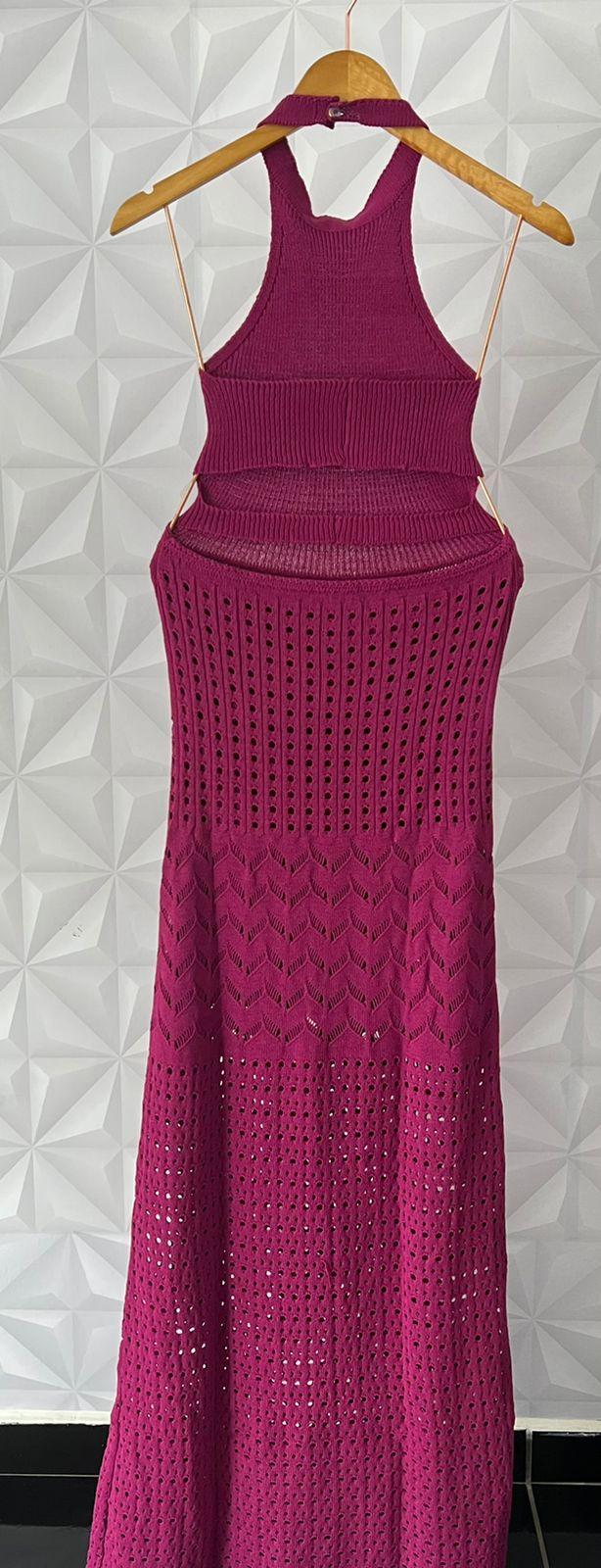 Vestido tricot longo luxo Anabelle - Ateliê Tricot