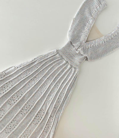 Vestido longo tricot fio modal Tammy - Ateliê Tricot