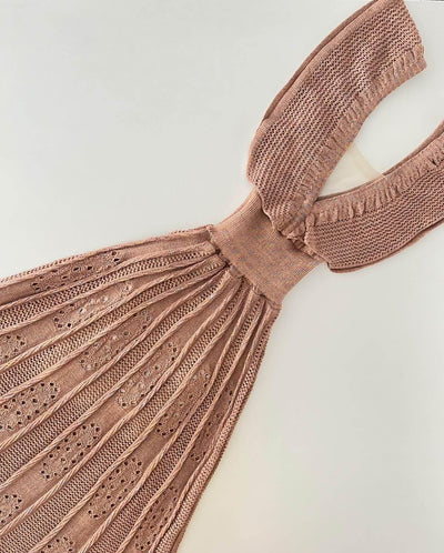 Vestido longo tricot fio modal Tammy - Ateliê Tricot