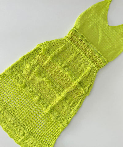 Vestido tricot midi em fio modal Carolina - Ateliê Tricot