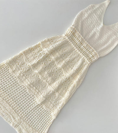 Vestido tricot midi em fio modal Carolina - Ateliê Tricot