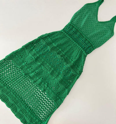 Vestido tricot midi em fio modal Carolina - Ateliê Tricot