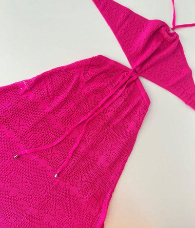 Vestido tricot luxo longo em fio modal Angel - Ateliê Tricot