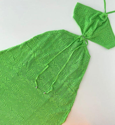 Vestido tricot luxo longo em fio modal Angel - Ateliê Tricot