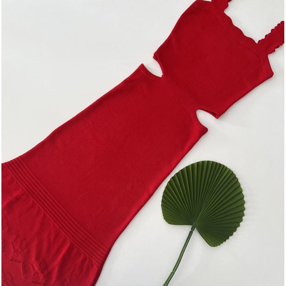 Vestido tricot em fio modal Antonina - Ateliê Tricot